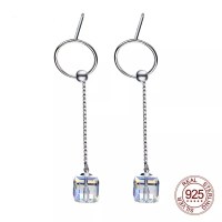 Обетки White long crystal